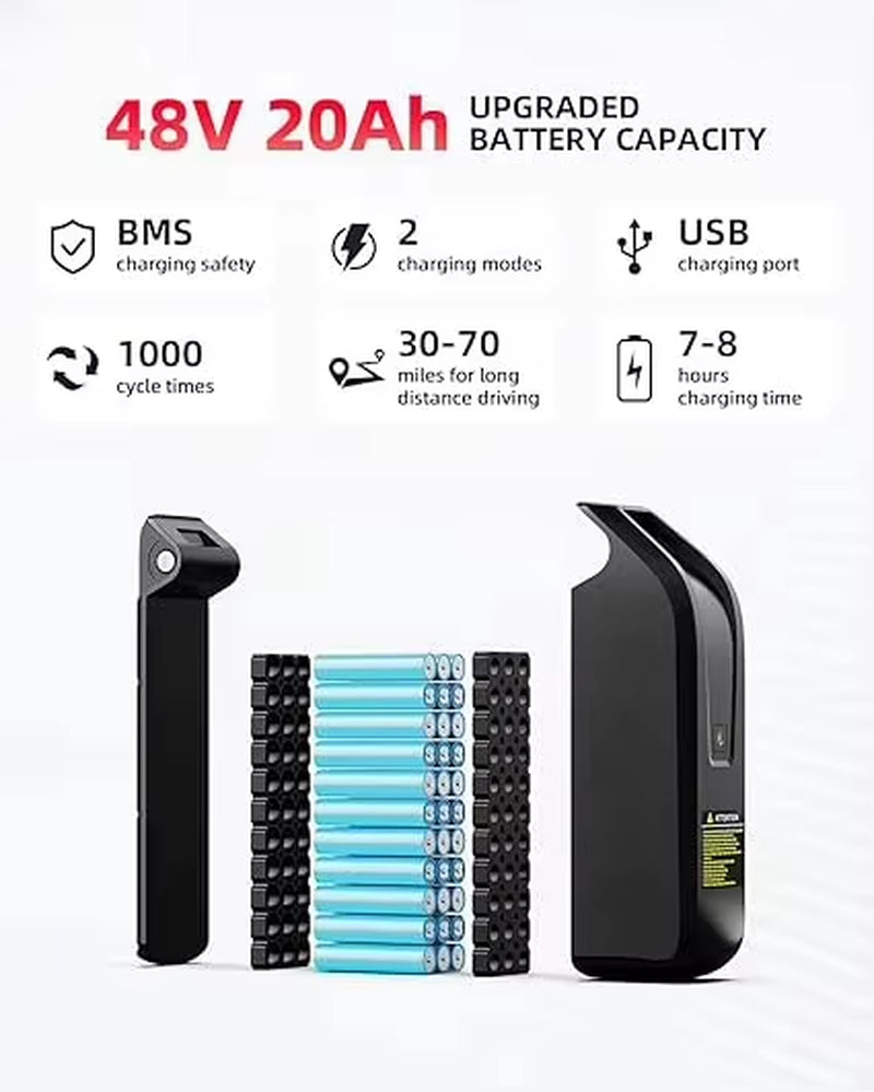 Hot Selling 48V 1000W Long Endurance Lithium Battery Electric Bike Dual Color Adults City Life Electric Bicycle