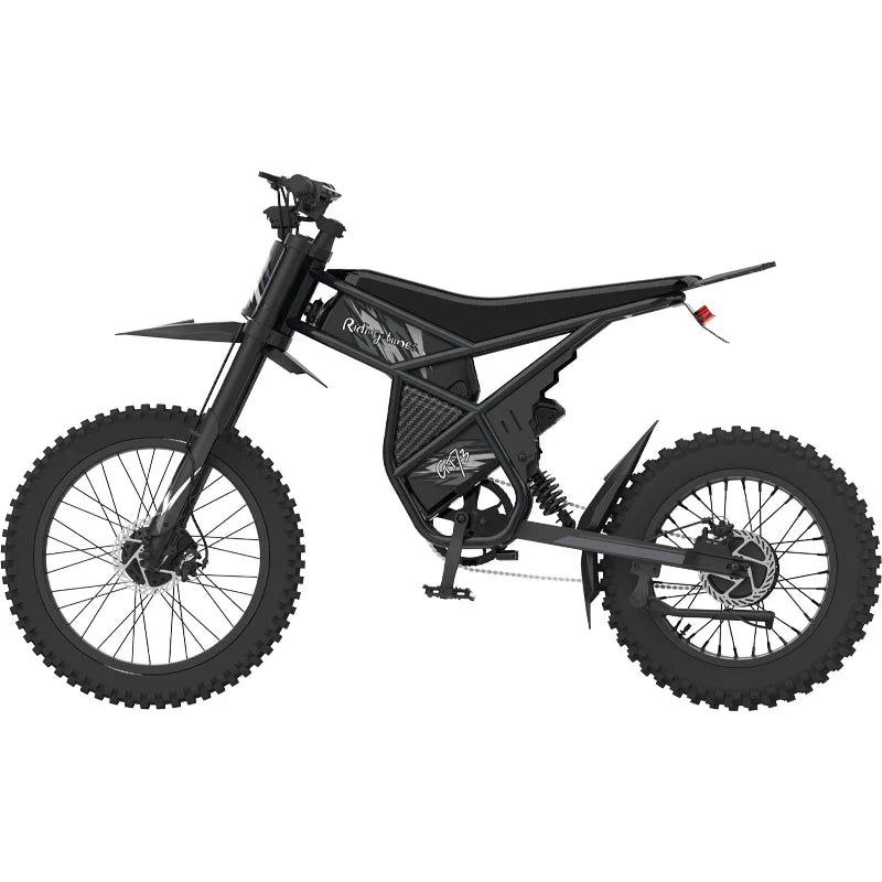GT73 Electric Dirt Bike Adult Off-Road Electric Bicycle 48V 3-Speed Removable Batteries