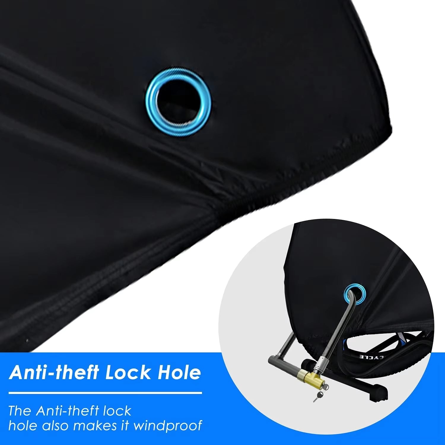 Custom SIZE Durable Polyester Waterproof Full Bike Cover Outdoor Sun Rain Protection Bicycle Motorcycle Bike Cover